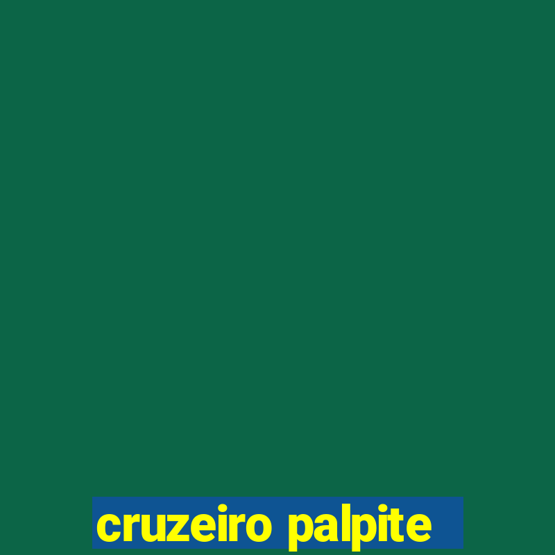 cruzeiro palpite